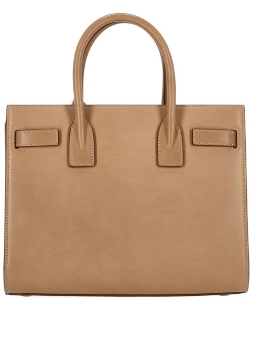 BORSA A MANO 'SAC DE JOUR BABY' IN PELLE MARRONE DONNA SAINT LAURENT | 421859AACQ32725